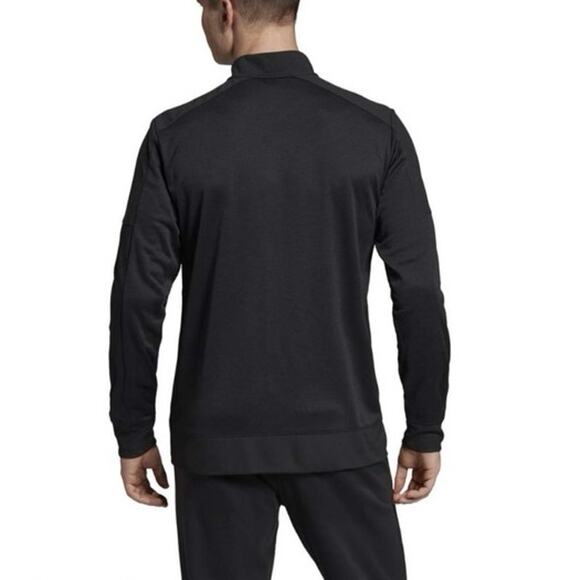 Adidas NEW Men Team Issue Bomber Jacket Black Size Large - Picture 3 of 10